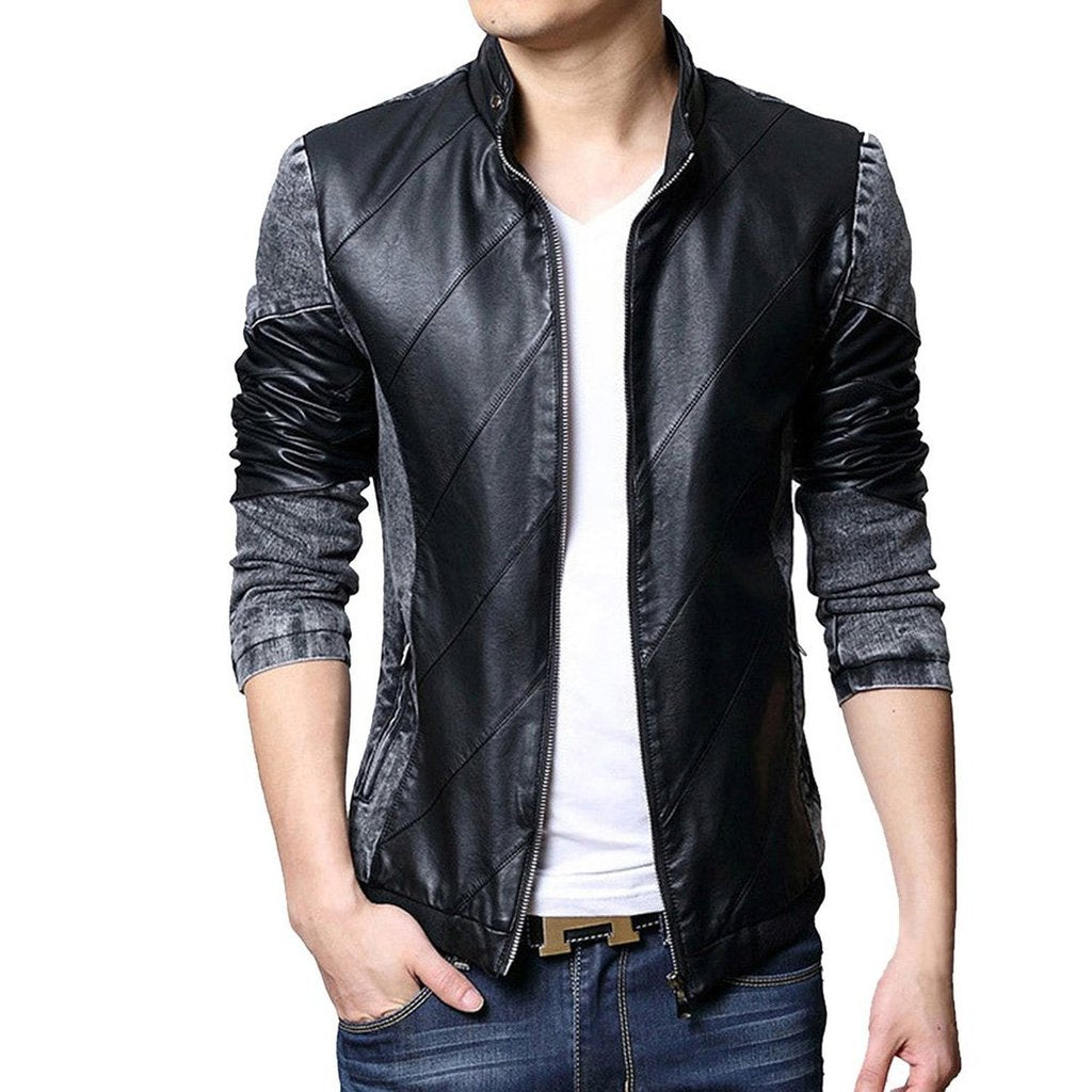 MEN LEATHER JACKET TLF 80