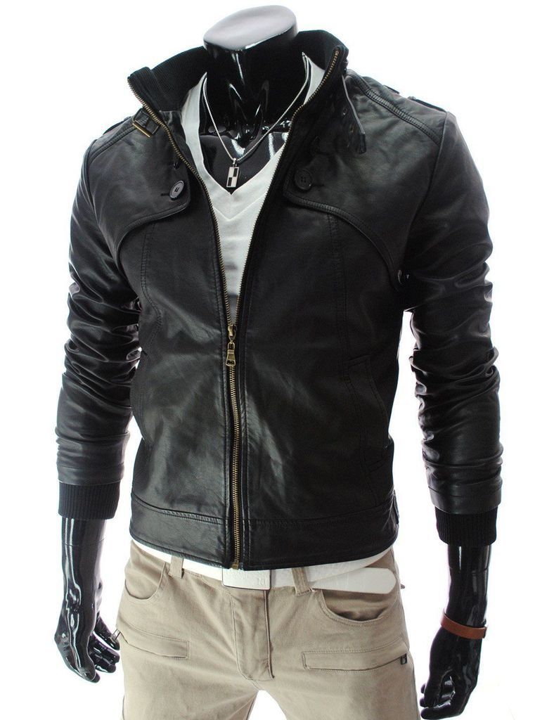MEN LEATHER JACKET TLF 81