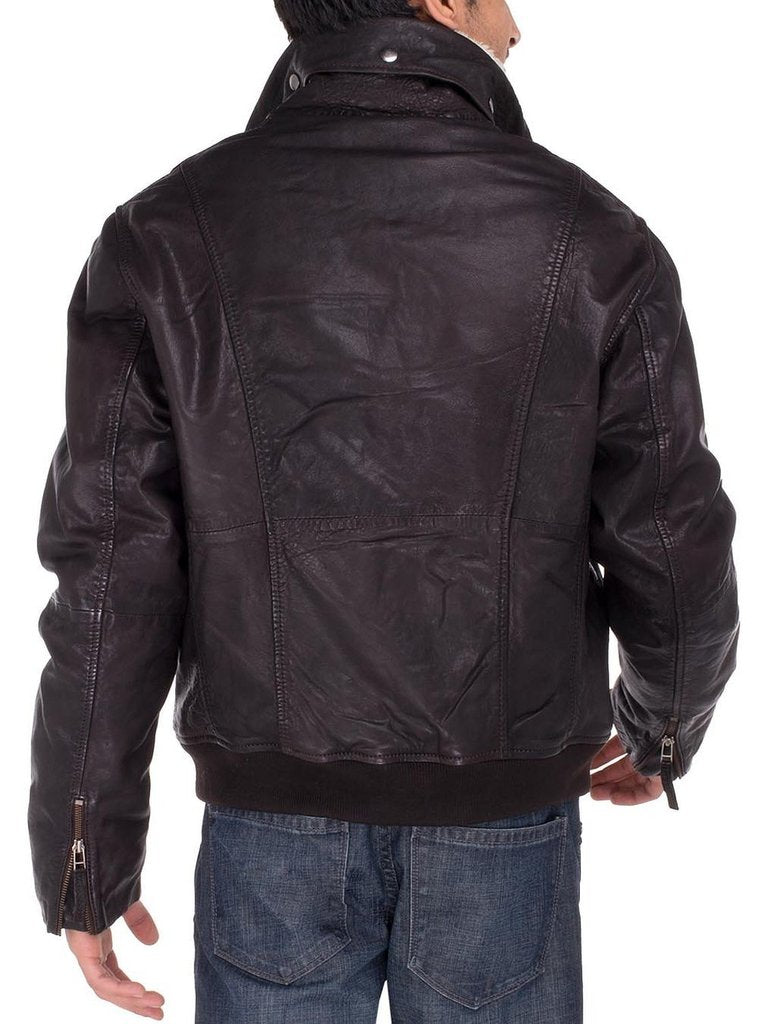 MEN LEATHER JACKET TLF 83
