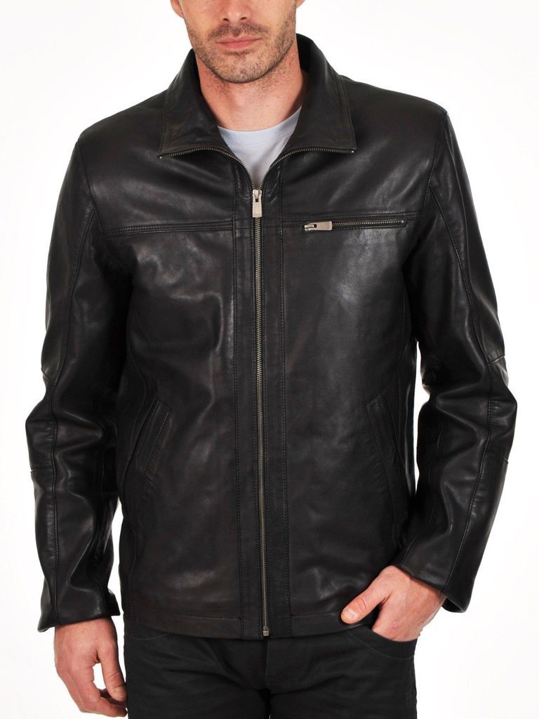 MEN LEATHER JACKET TLF 85