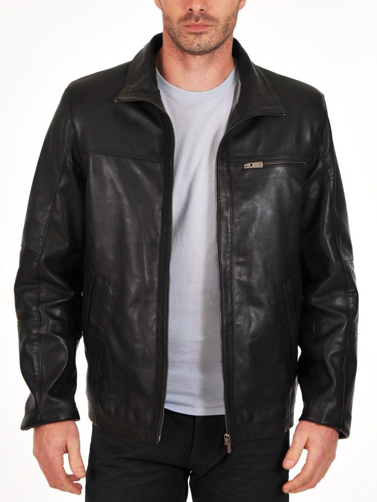 MEN LEATHER JACKET TLF 85
