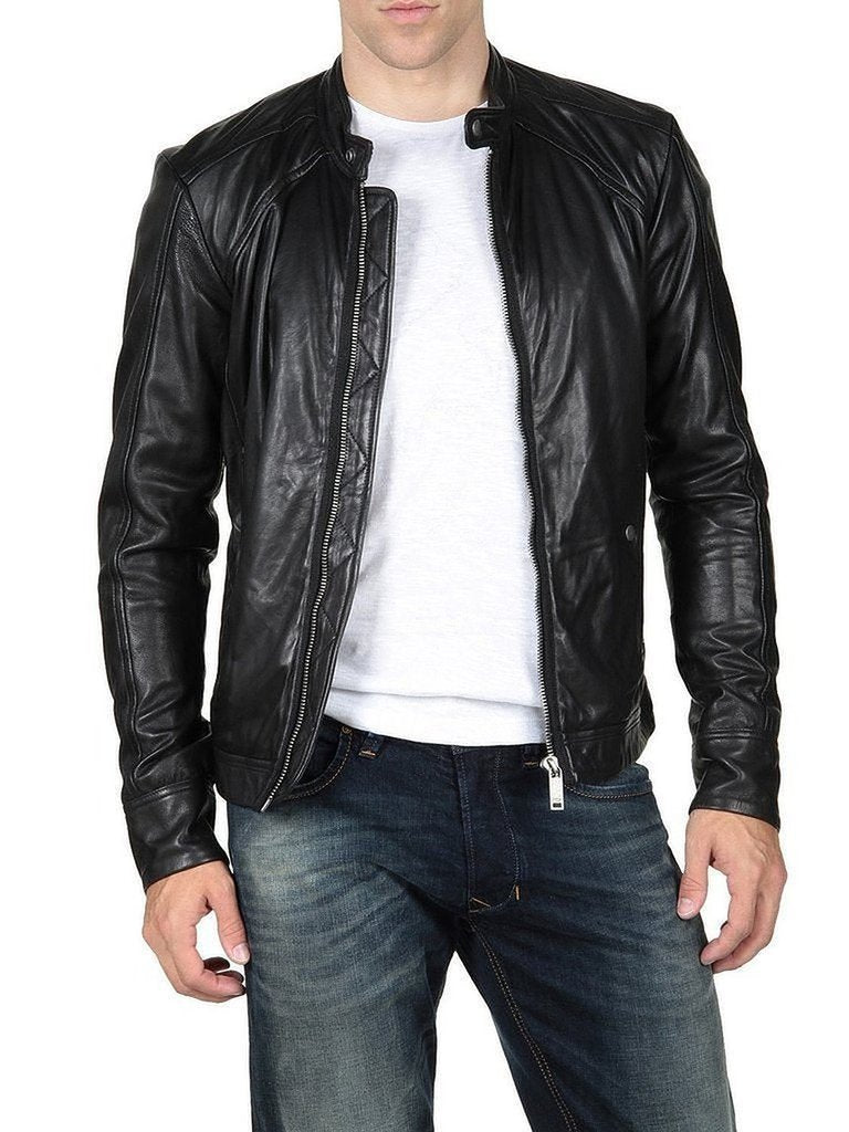 MEN LEATHER JACKET TLF 87