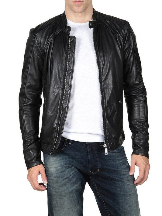 MEN LEATHER JACKET TLF 87