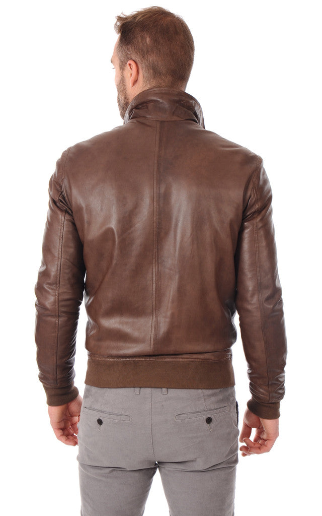 MEN LEATHER JACKET TLF 89