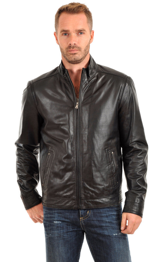MEN LEATHER JACKET TLF 91