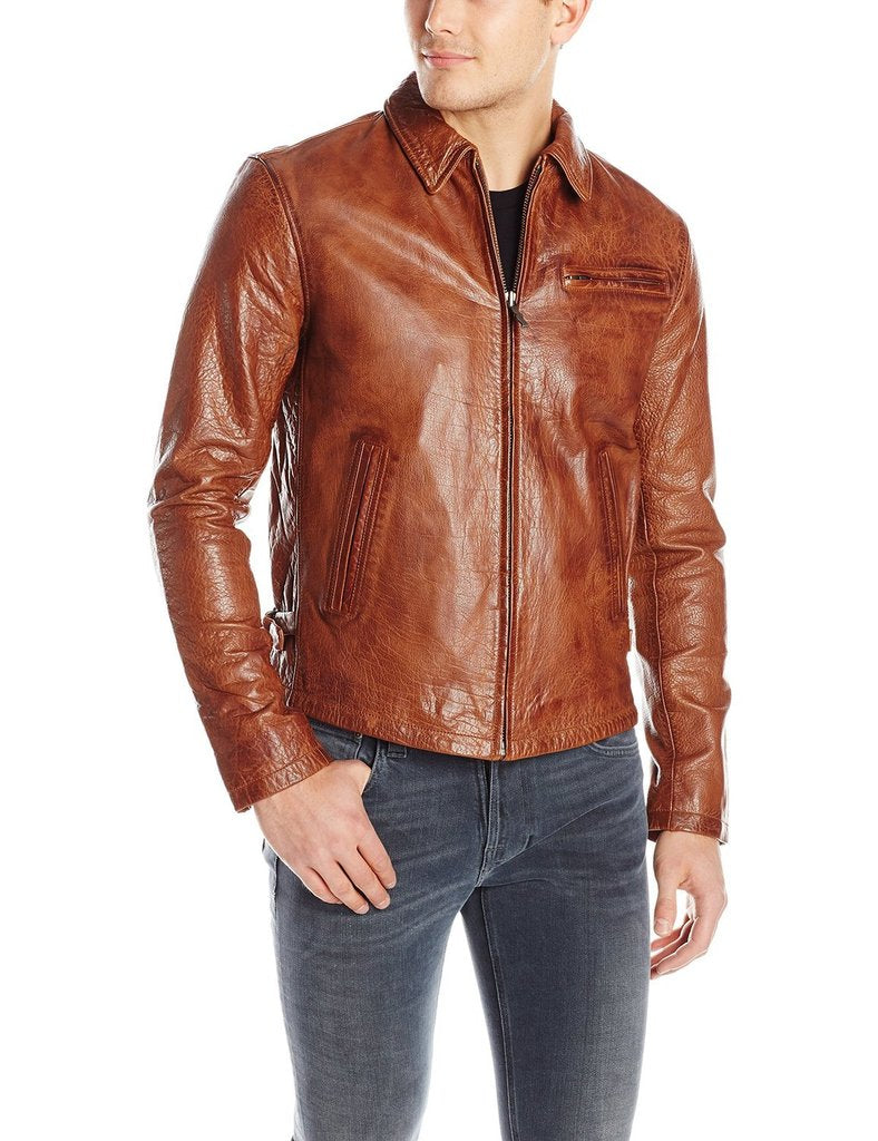 MEN LEATHER JACKET TLF 92