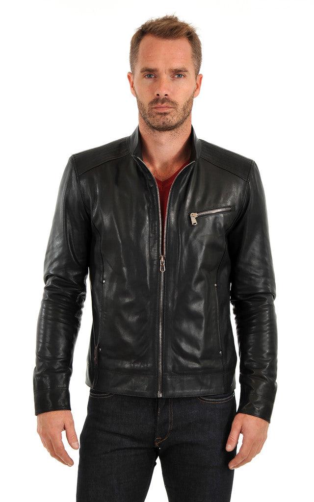 MEN LEATHER JACKET TLF 93