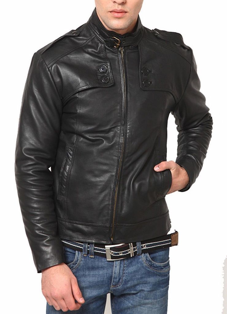 MEN LEATHER JACKET TLF 96
