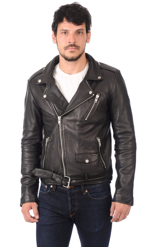 MEN LEATHER JACKET TLF 99