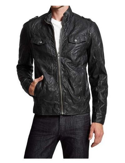 MEN LEATHER JACKET TLF 103