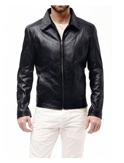 MEN LEATHER JACKET TLF 108
