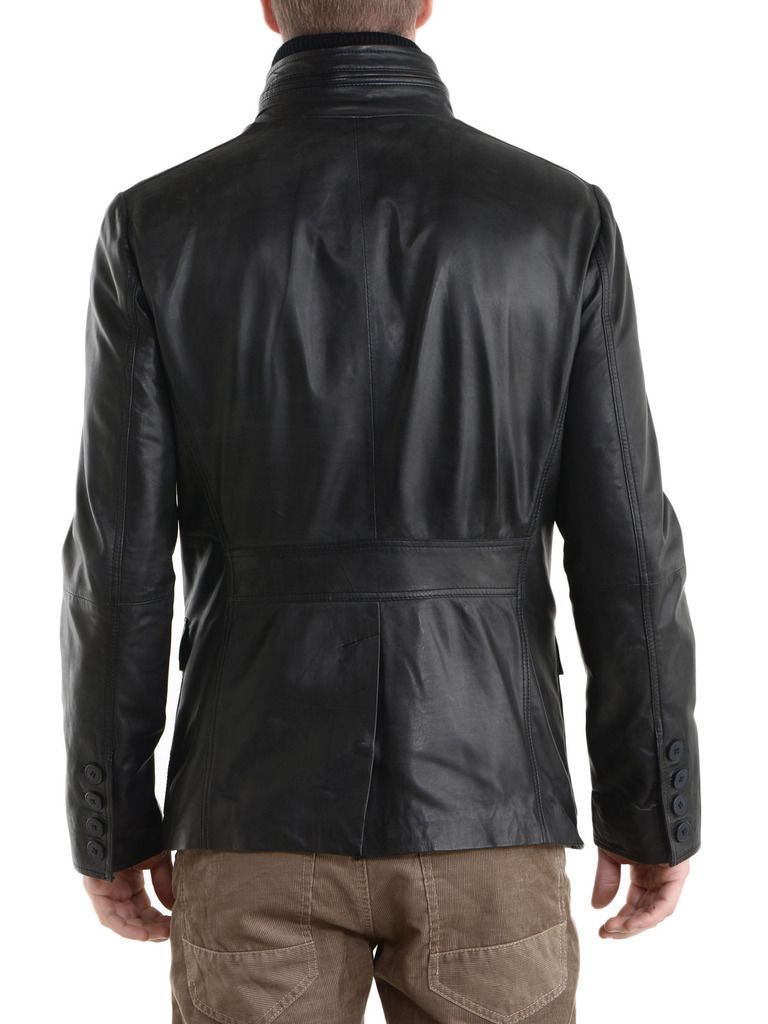 MEN LEATHER JACKET TLF 115