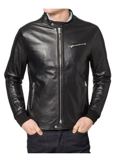 MEN LEATHER JACKET TLF 118