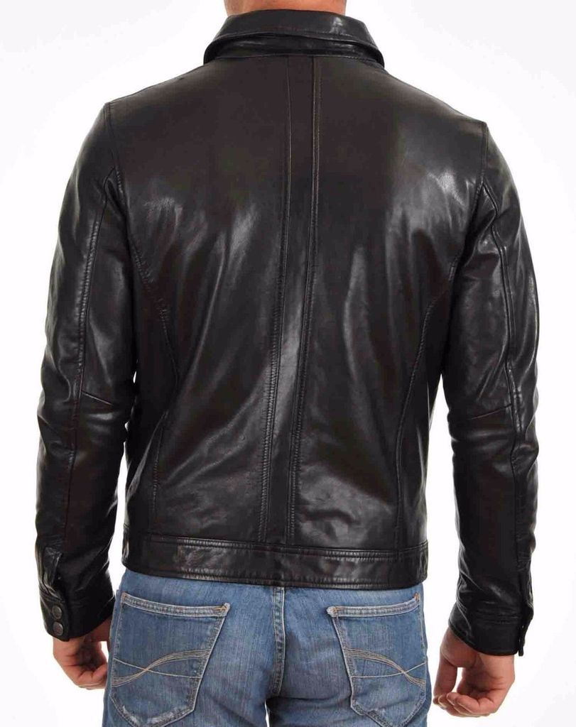 MEN LEATHER JACKET TLF 119