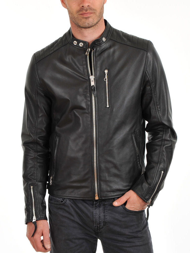 MEN LEATHER JACKET TLF 123