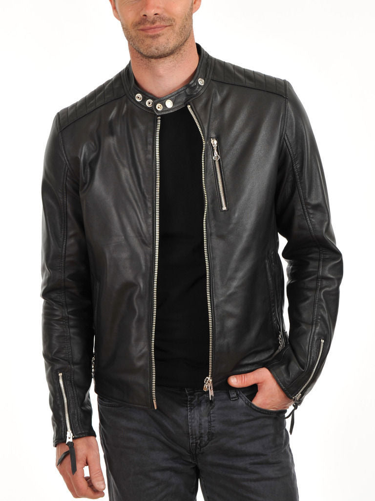 MEN LEATHER JACKET TLF 123
