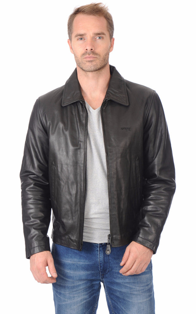 MEN LEATHER JACKET TLF 132