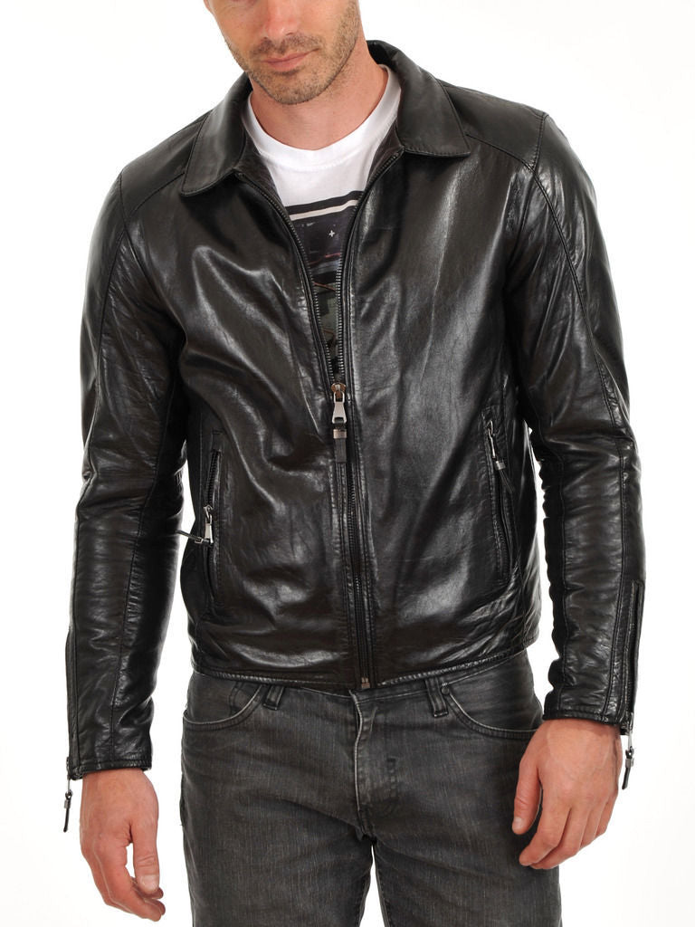 MEN LEATHER JACKET TLF 135