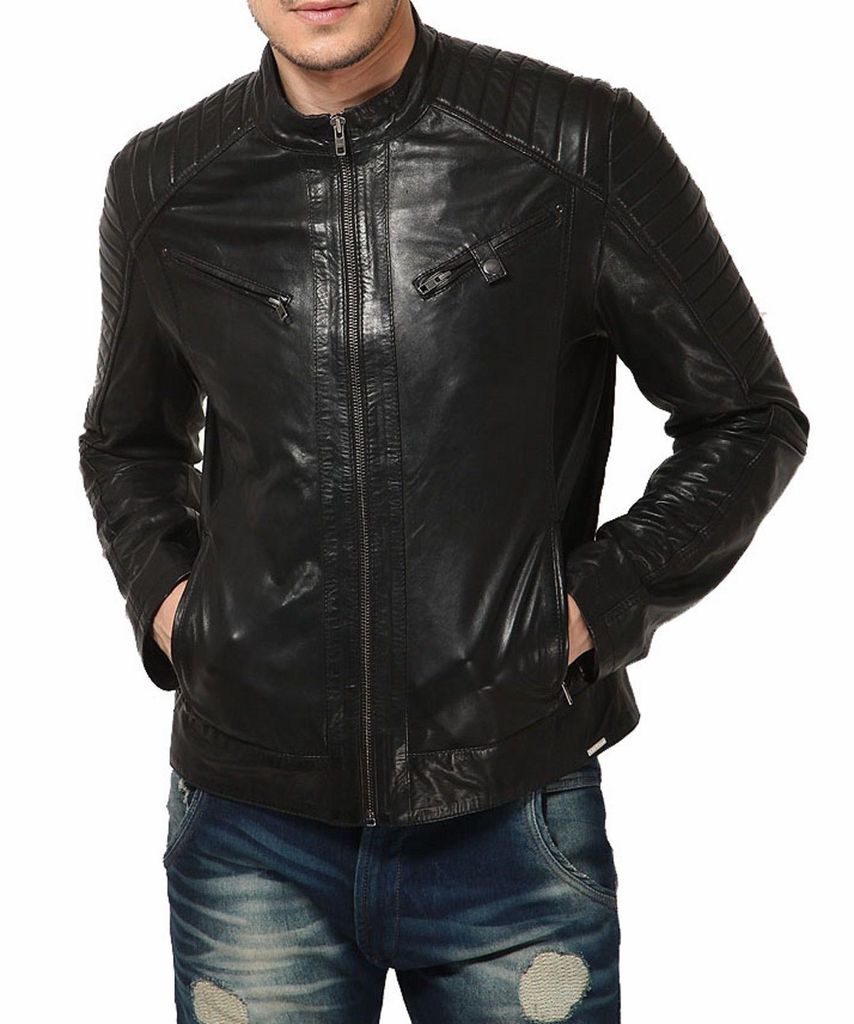 MEN LEATHER JACKET TLF 133