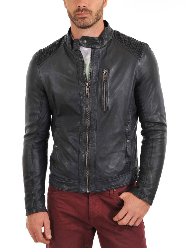MEN LEATHER JACKET TLF 137