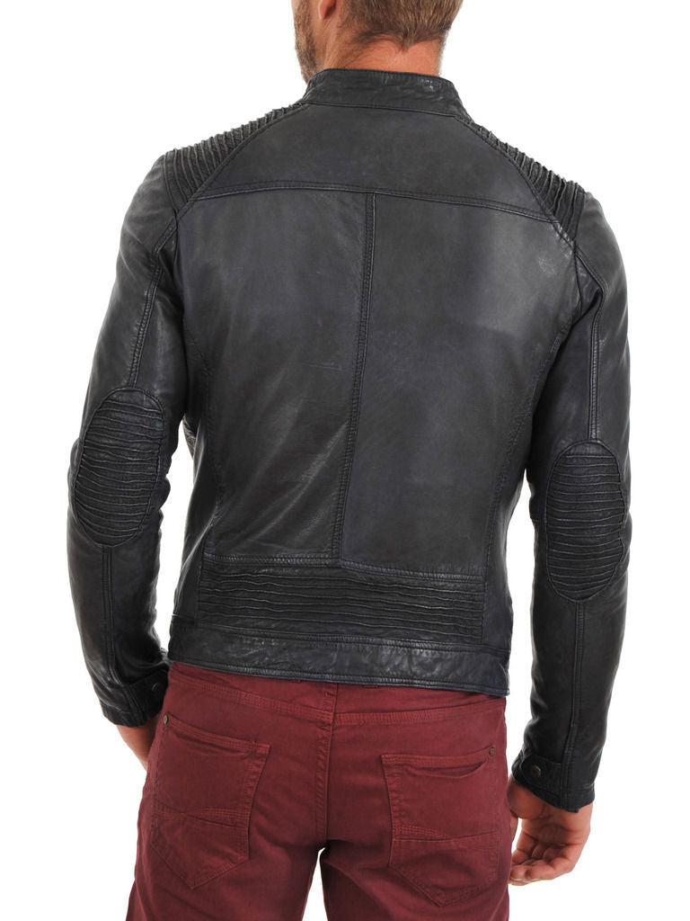 MEN LEATHER JACKET TLF 137