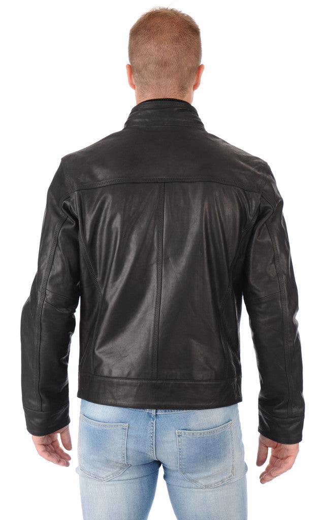 MEN LEATHER JACKET TLF 136