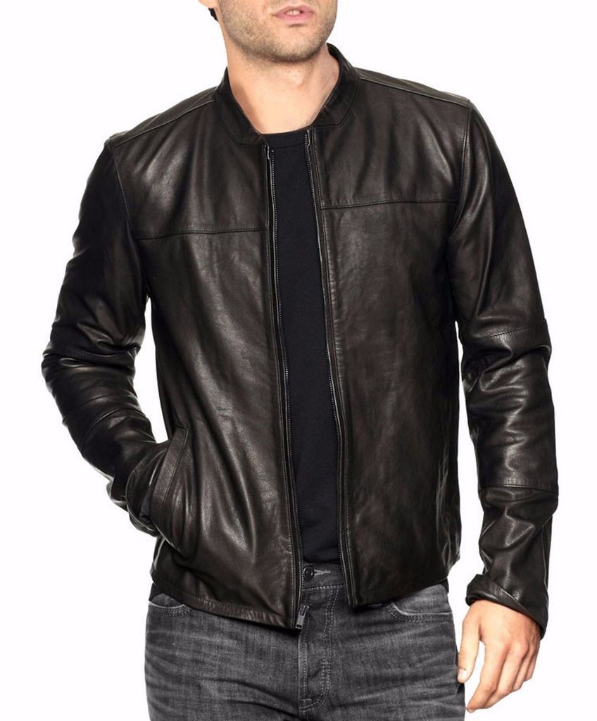MEN LEATHER JACKET TLF 139