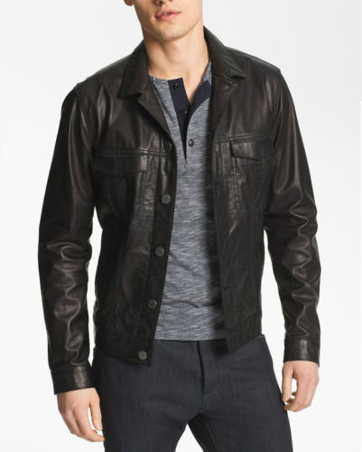 MEN LEATHER JACKET TLF 143