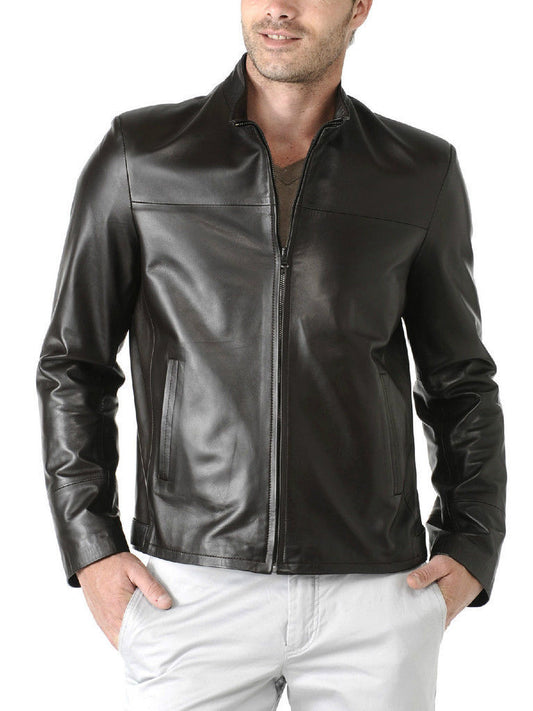 MEN LEATHER JACKET TLF 145