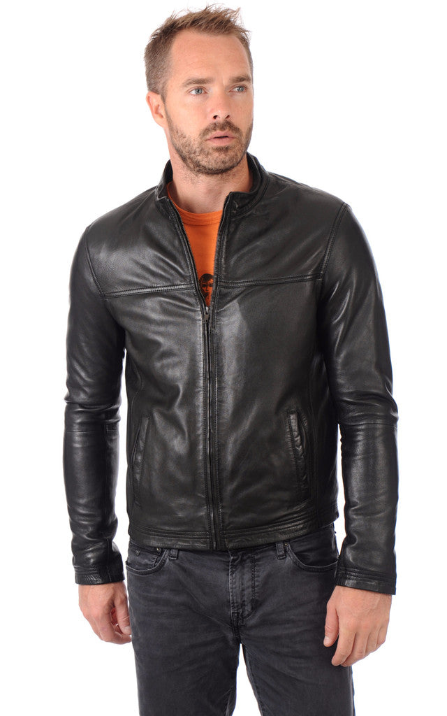 MEN LEATHER JACKET TLF 148