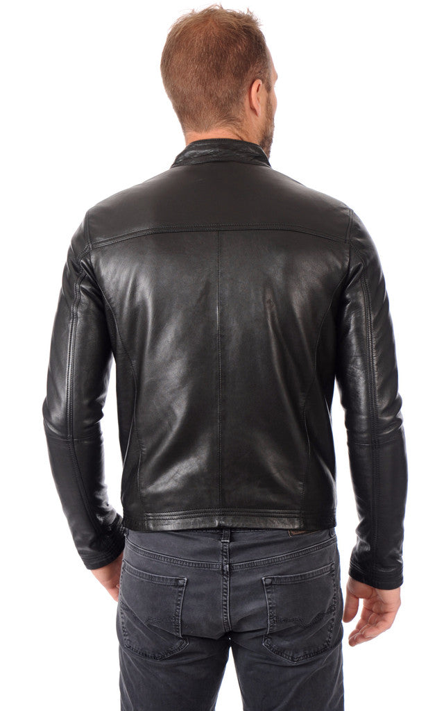MEN LEATHER JACKET TLF 148