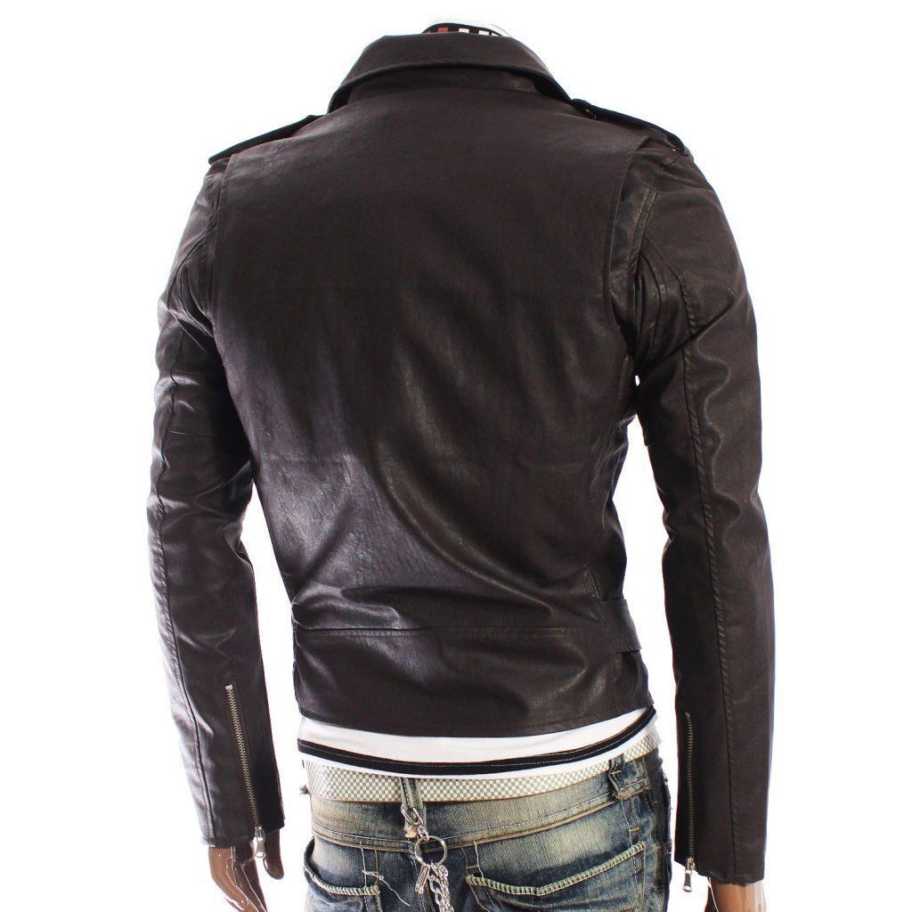 MEN LEATHER JACKET TLF 153