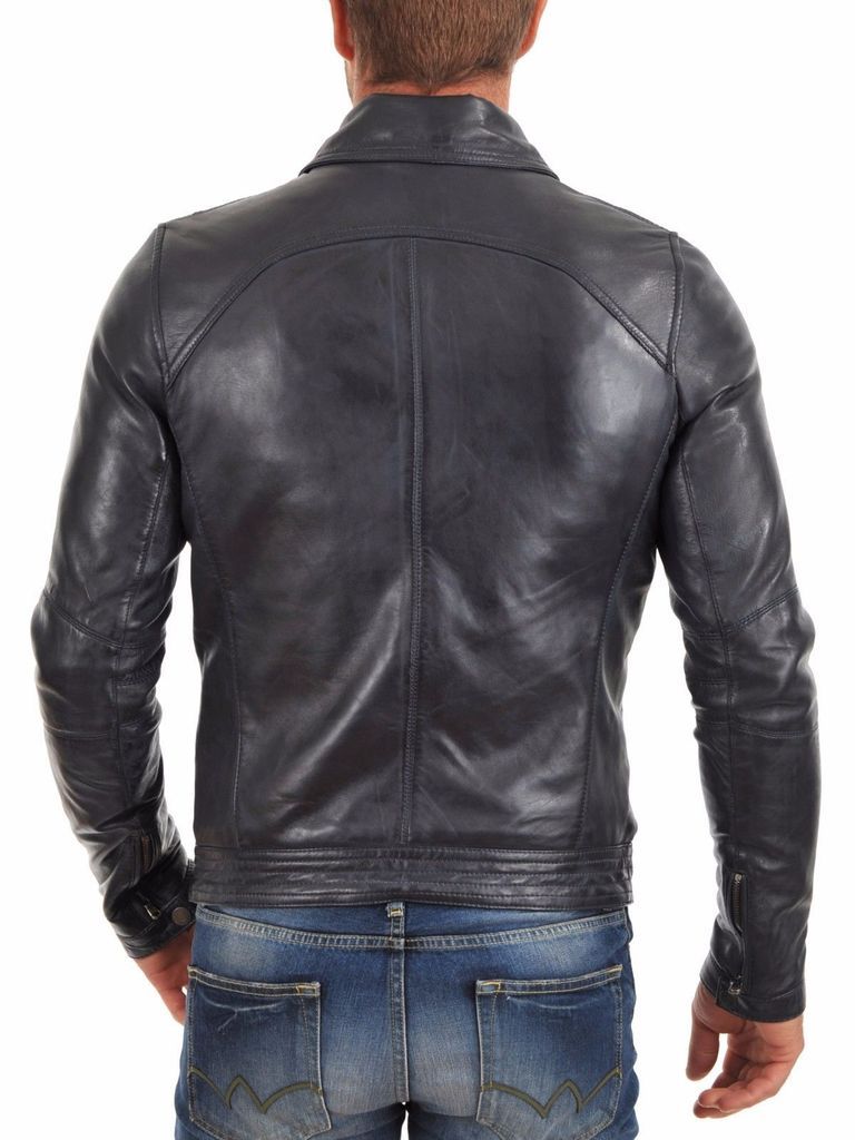 MEN LEATHER JACKET TLF 157