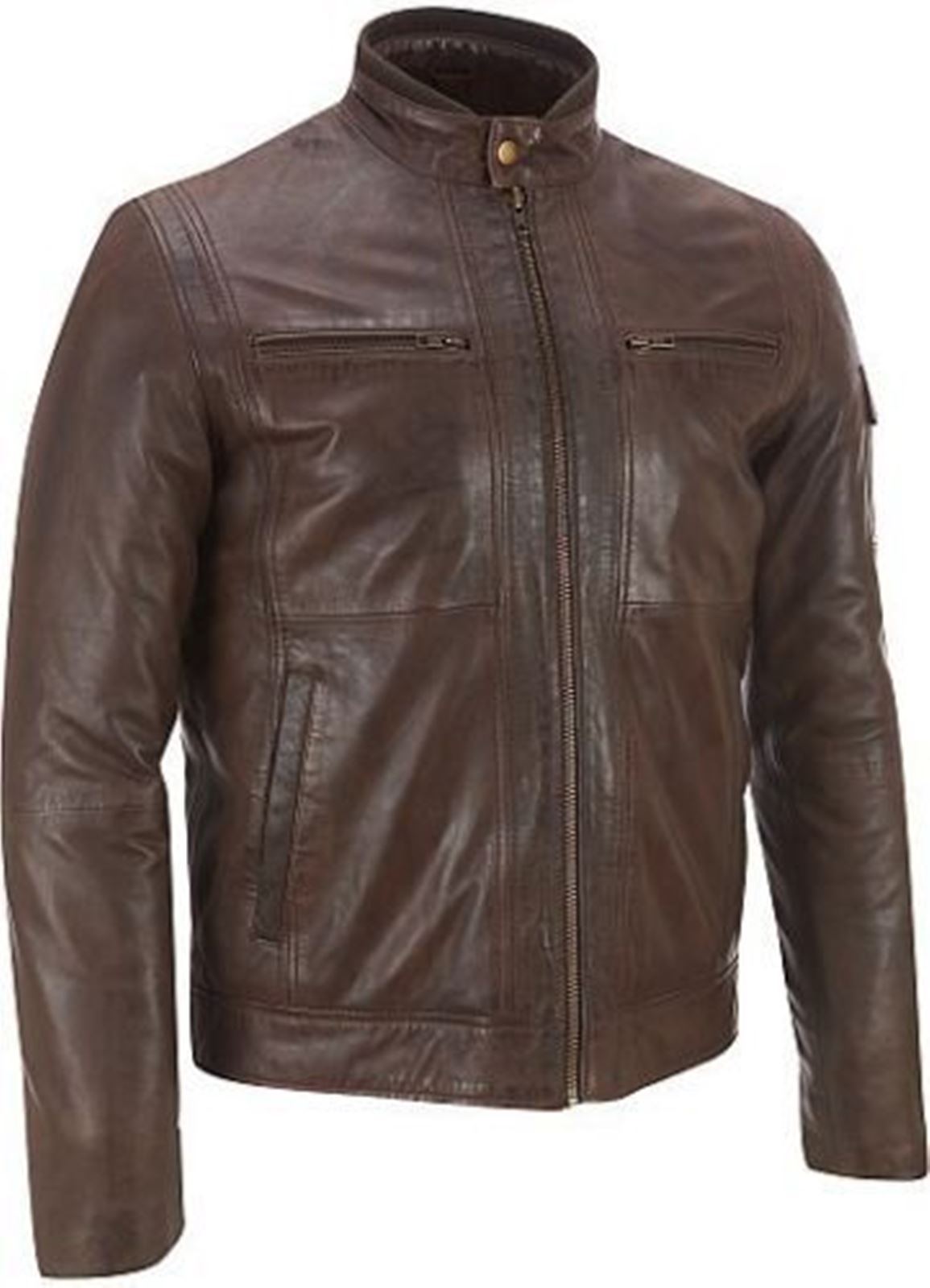 MEN LEATHER JACKET TLF 163