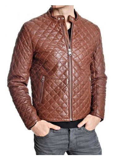 MEN LEATHER JACKET TLF 160