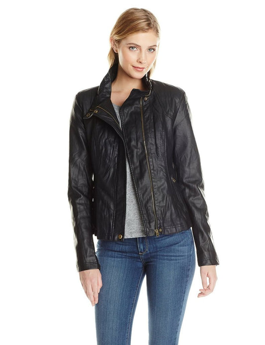 Women leather jacket TLF6