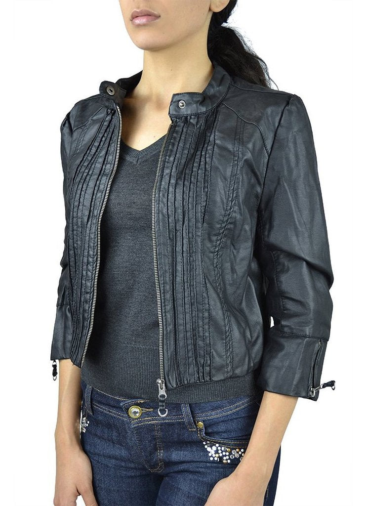 Women leather jacket TLF11