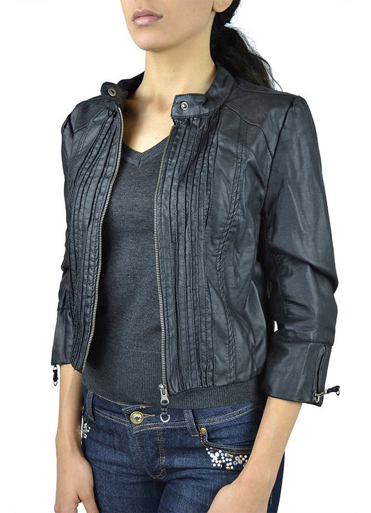 Women leather jacket TLF11