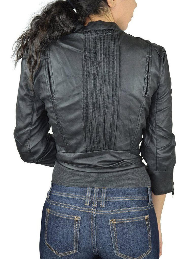Women leather jacket TLF11