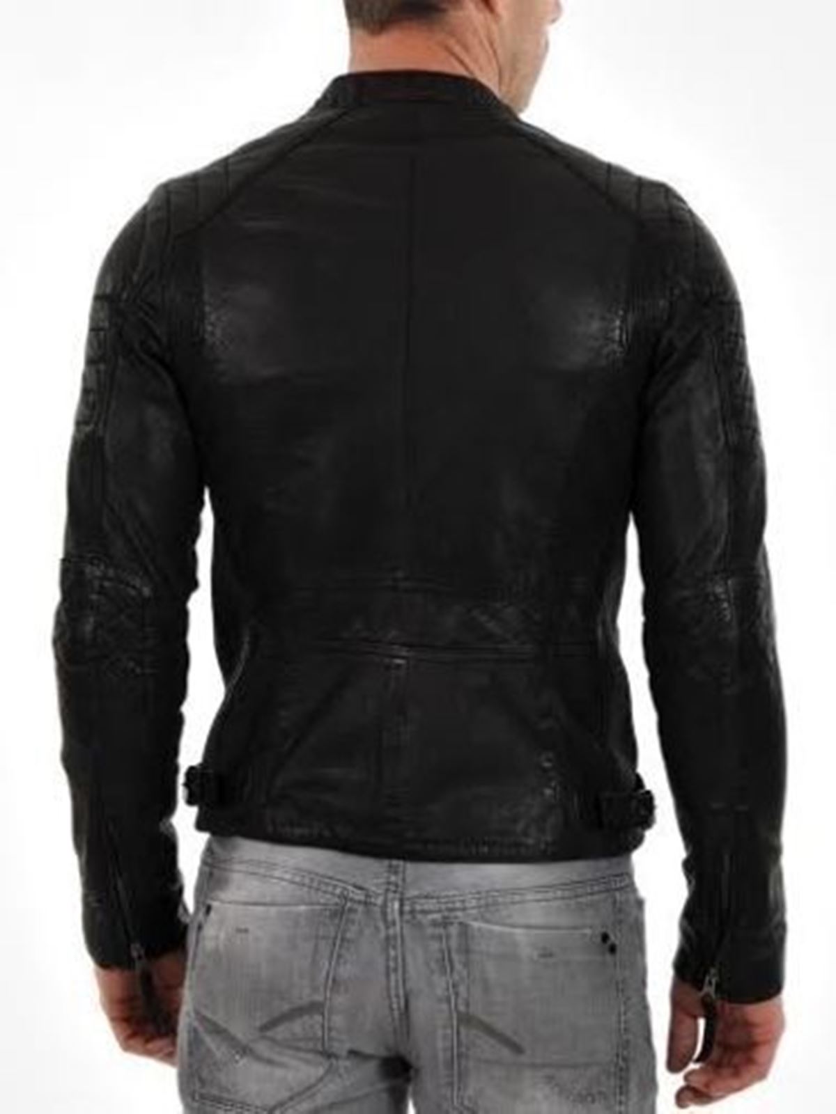 MEN LEATHER JACKET TLF 165