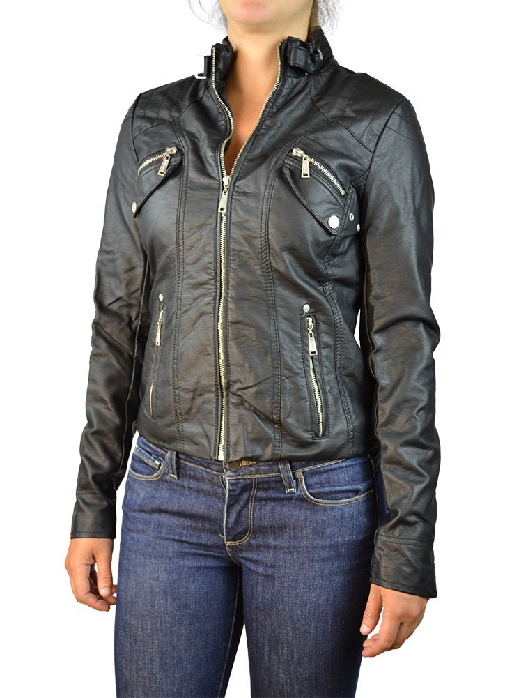 Women leather jacket TLF17