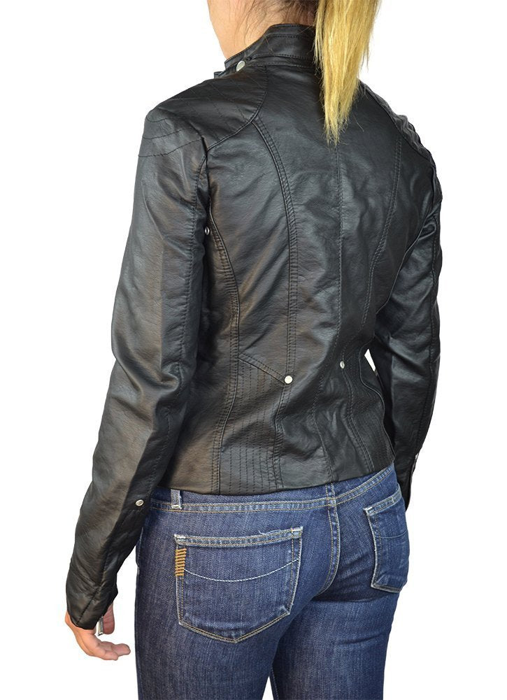 Women leather jacket TLF17