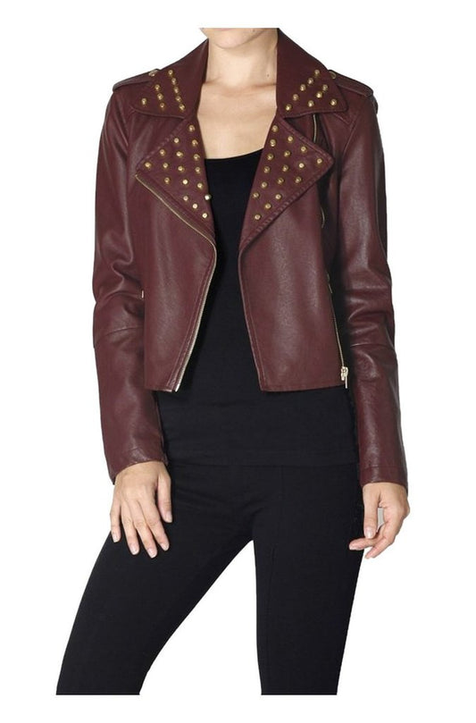 Women leather jacket TLF19