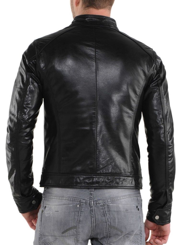 MEN LEATHER JACKET TLF 166