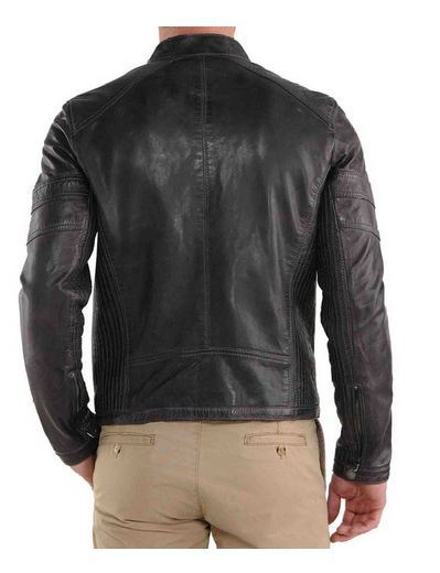MEN LEATHER JACKET TLF 172