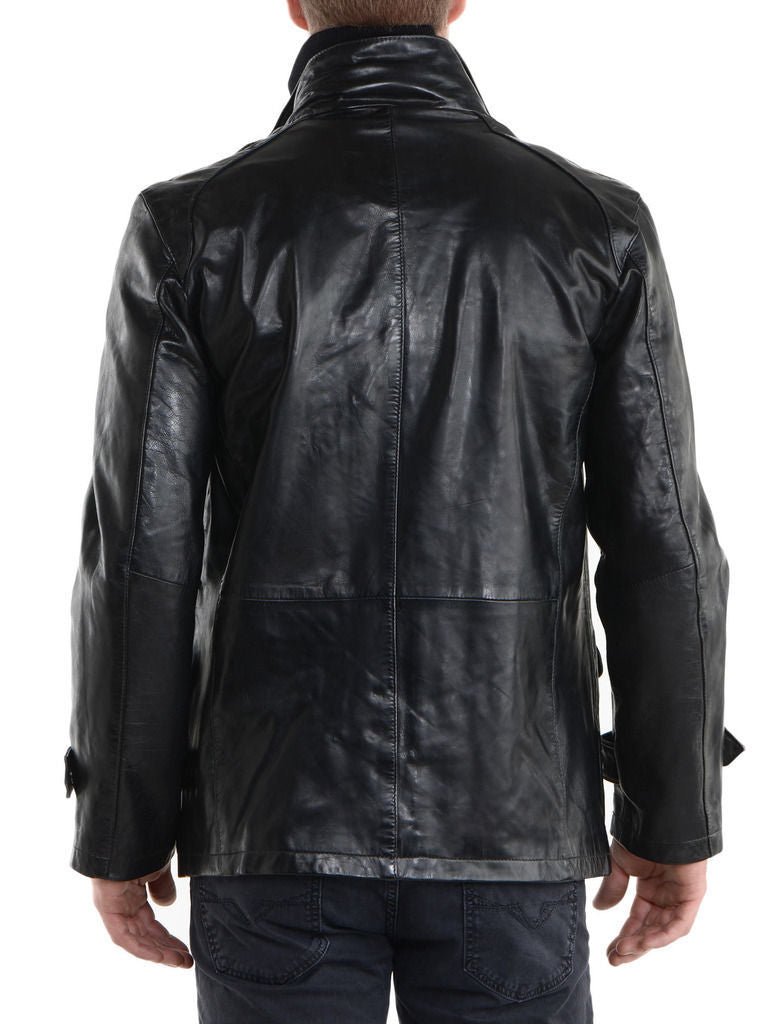 MEN LEATHER JACKET TLF 176