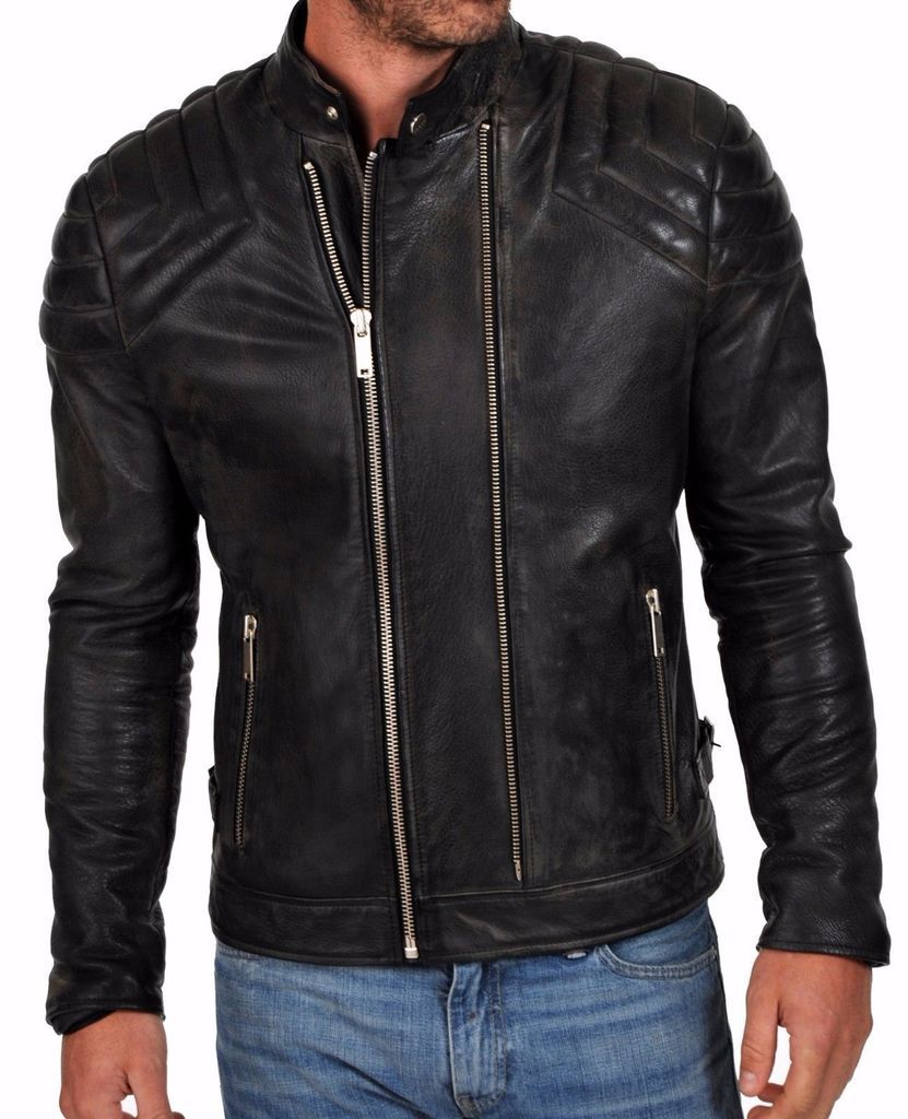 MEN LEATHER JACKET TLF 190