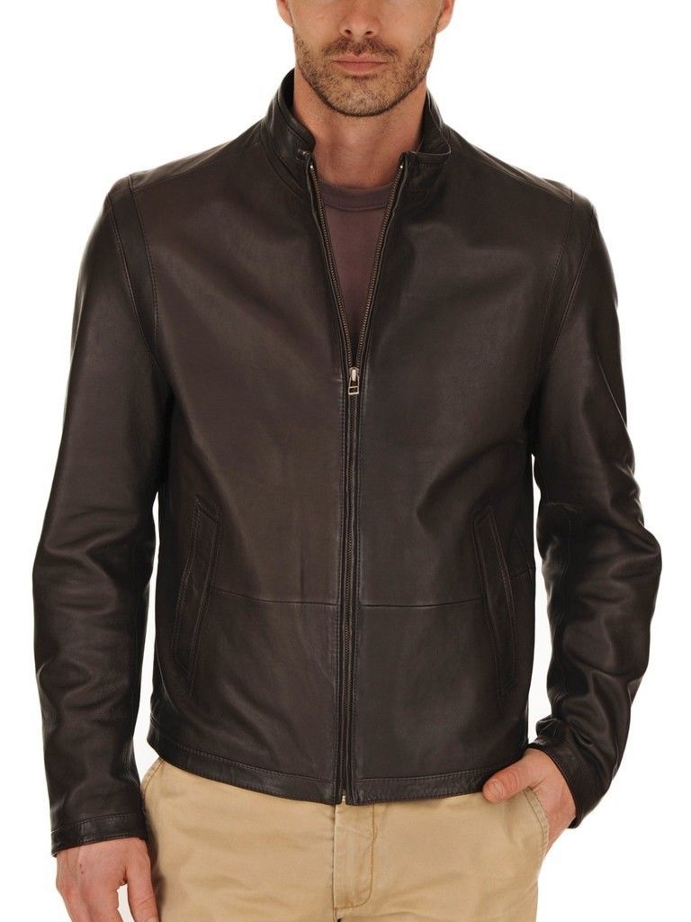 MEN LEATHER JACKET TLF 189