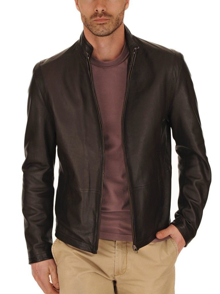 MEN LEATHER JACKET TLF 189