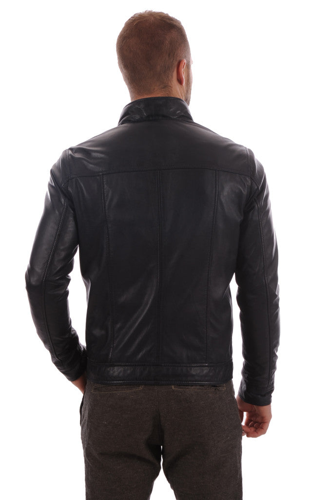 MEN LEATHER JACKET TLF 194